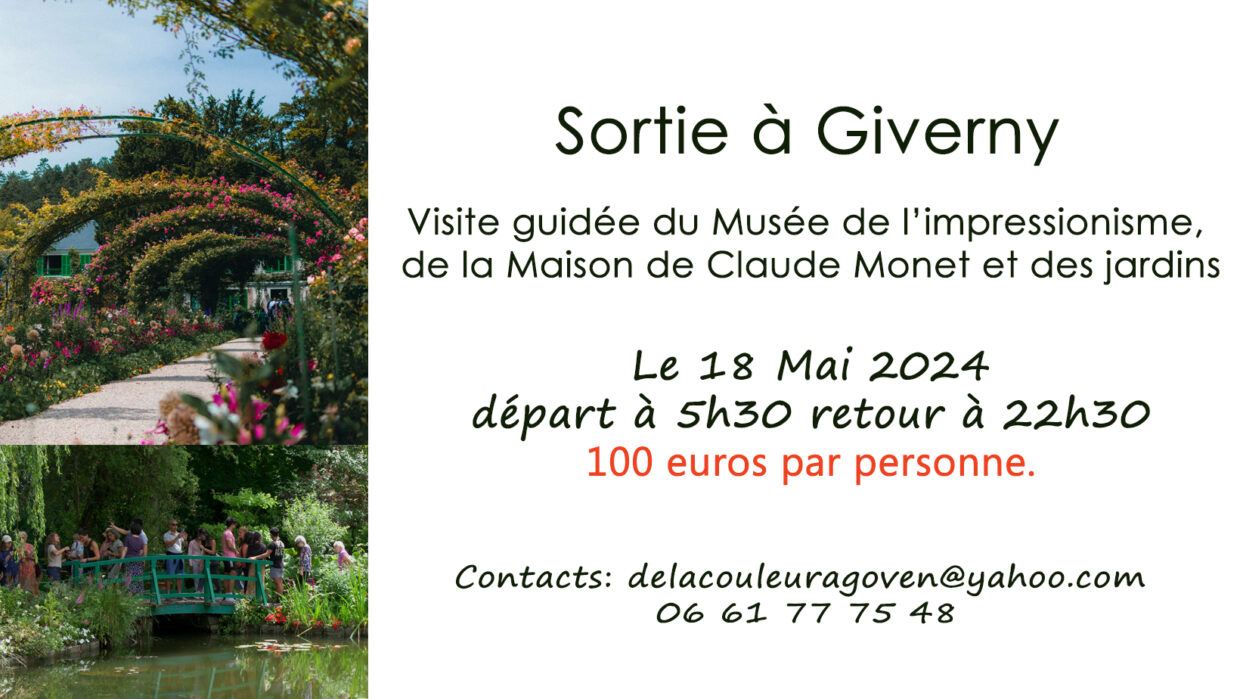 Visuel panneau lumineux Giverny
